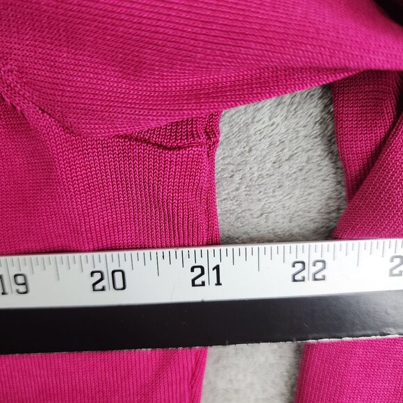 Womens Pink Jones New York Collection Blouse Top Silk Blend Long Sleeve Size XL - Picture 10 of 12